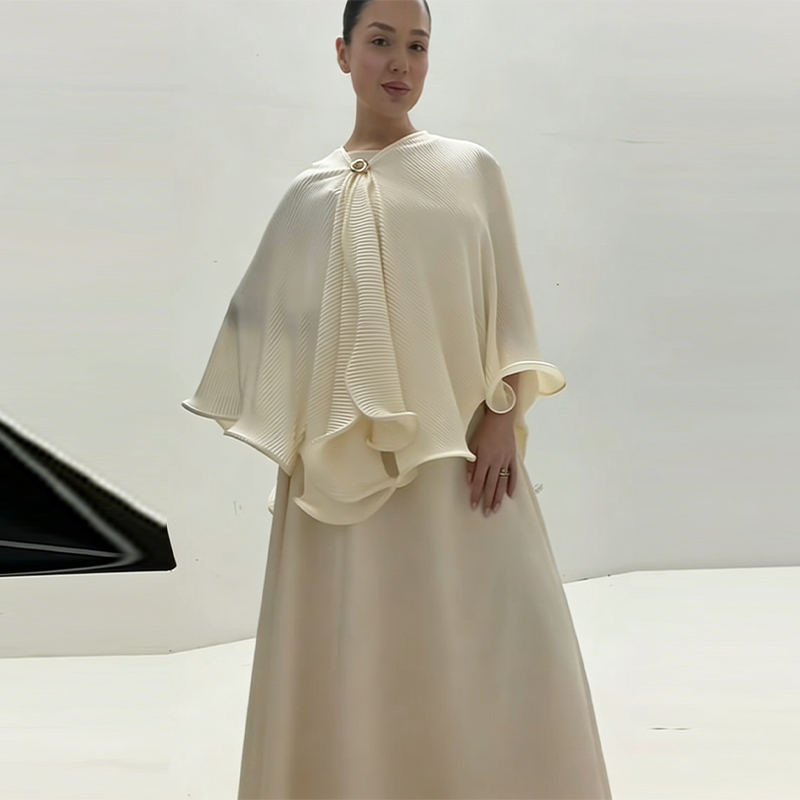 Women Formal Wear For Party - Romantische sierlijke sjaaljurkset Elegant Retro Gentle
