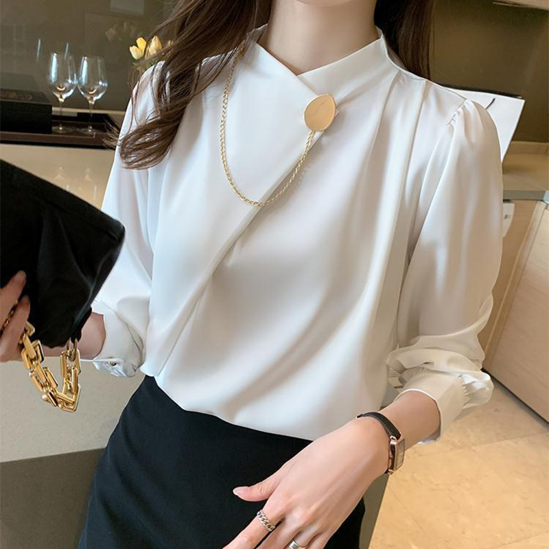 Women Formal Wear Winter - Effen Kleur Elegant Lange Mouw Werkkleding