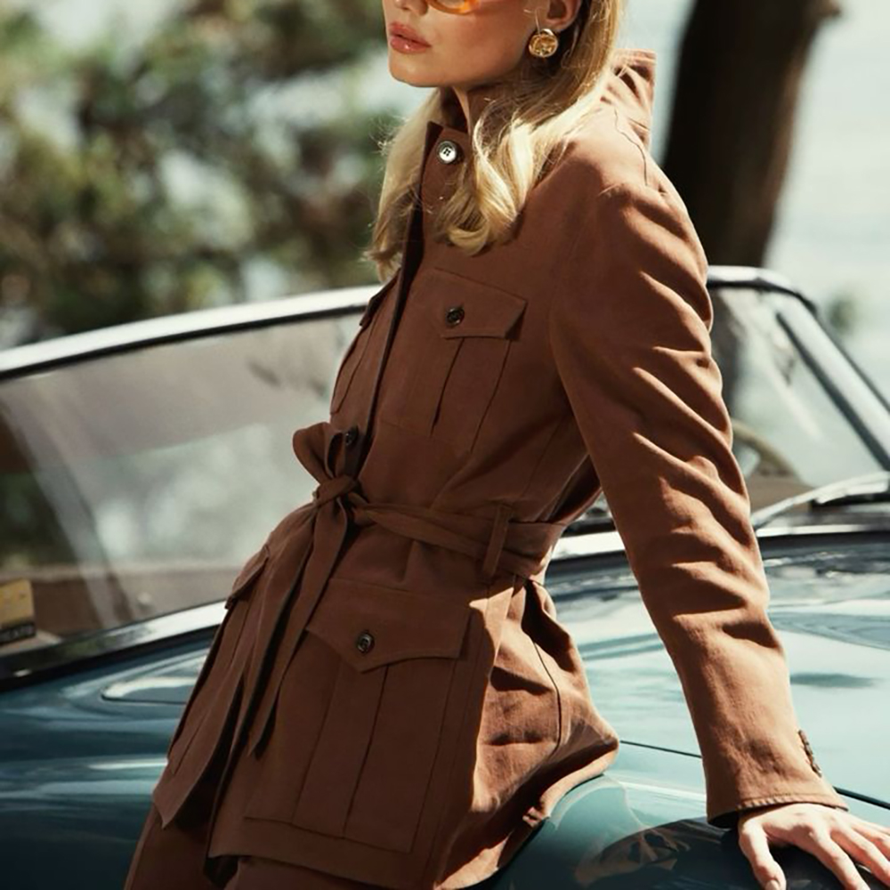 Women Formal Wear Look - Slim Fit Dames Nieuwe Tweedelige Broek