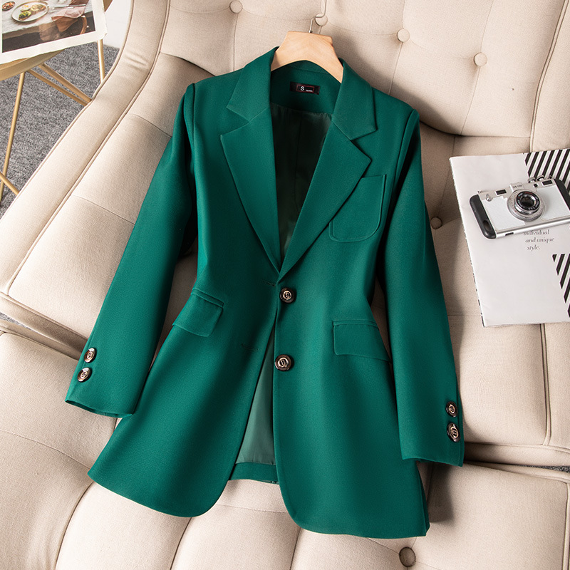 Women Formal Wear Winter - Blauw Zwart Groen Vrouwen Formele Blazer