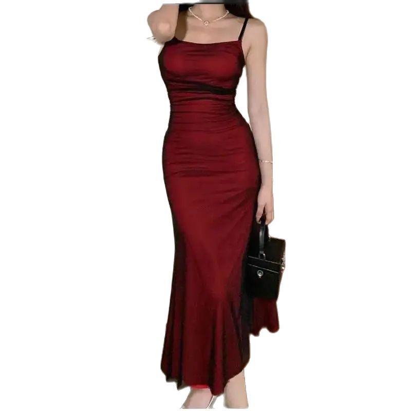 Formal Wear For Women Xl - Franse Dames Mouwloze Bodycon Corset Maxi