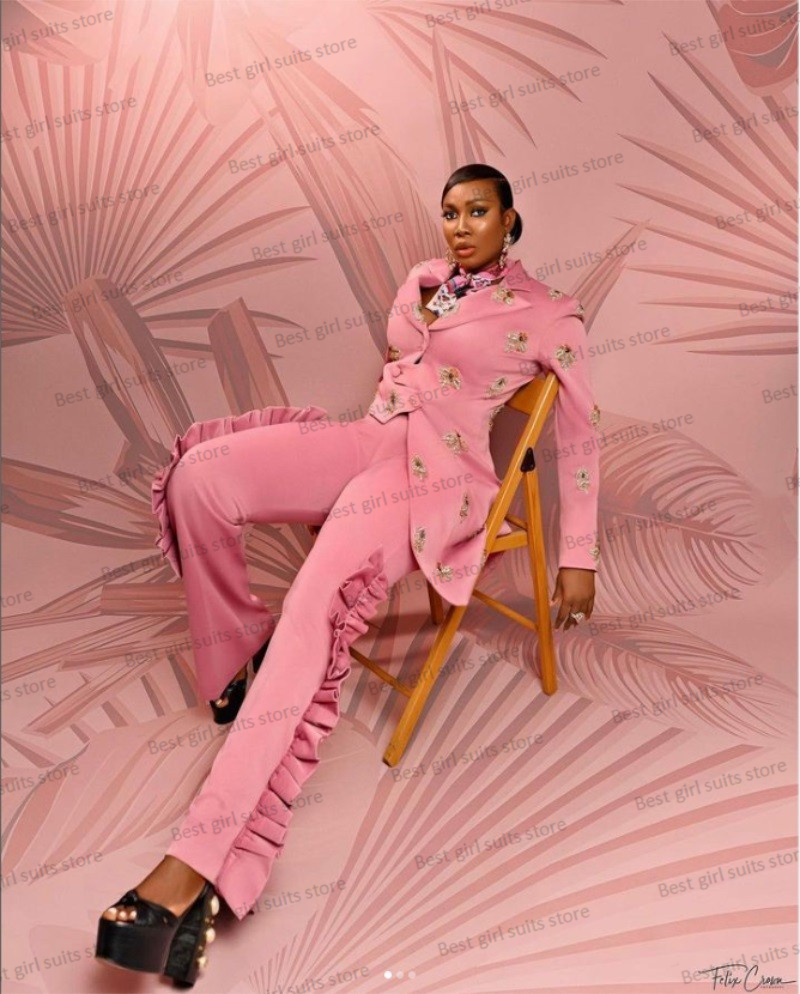 Roze Bruiloft Damespak Set Bla - Women Formal Wear Outfits recensie en prijs