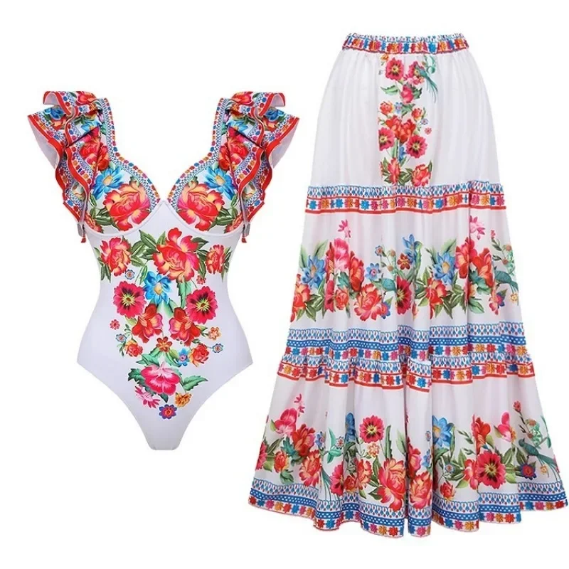 Badpak uit één stuk met print  - Monochrome Suit Set recensie en prijs
