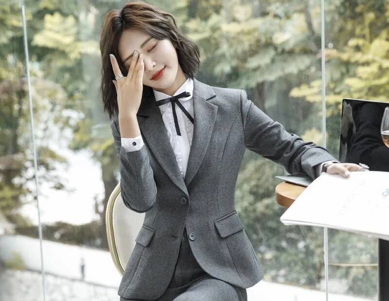 Nieuwigheid grijze formele bla - Women Formal Wear Winter recensie en prijs