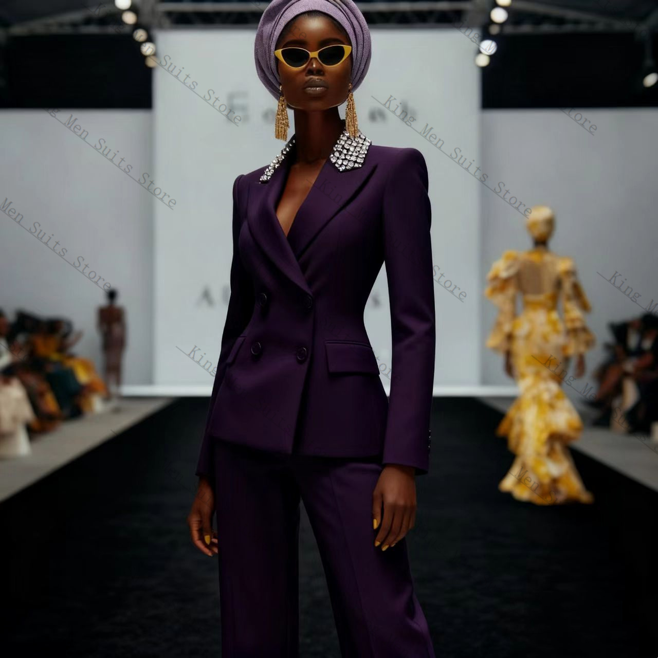 Luxe Kristallen Vrouwen Pak Se - Women Luxury Formal Wear recensie en prijs