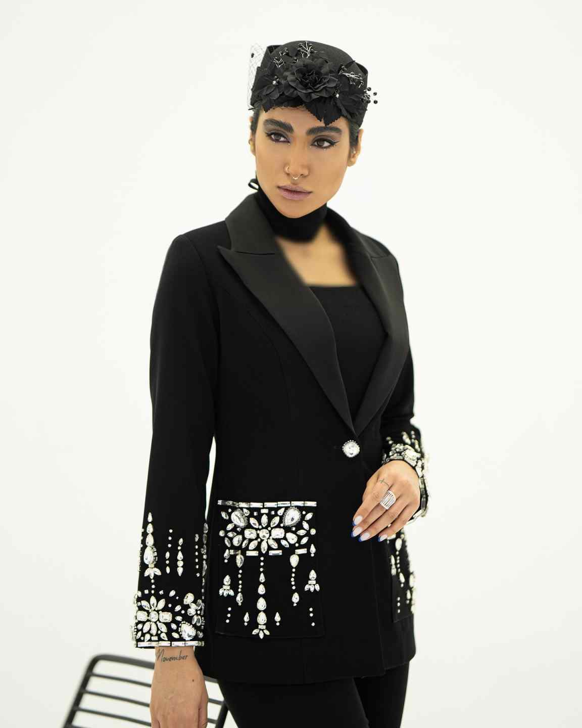 Damespakset met strass steentj - Women Formal Wear Outfits recensie en prijs