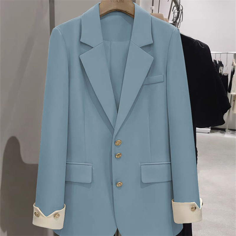 Mode Dames Blazer Kleurblok La - Women Formal Wear Winter recensie en prijs