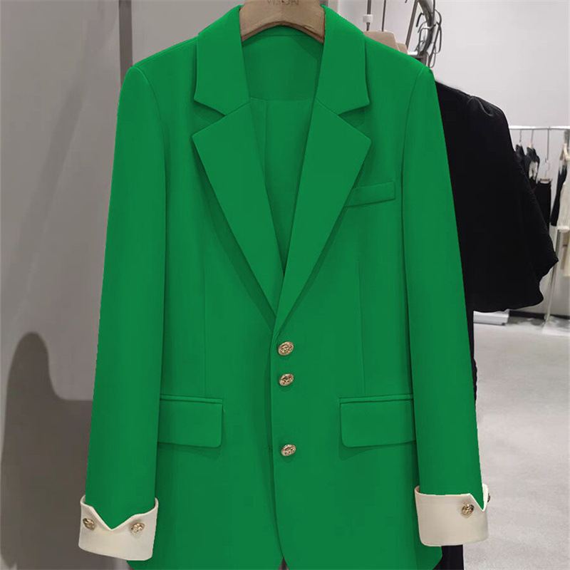 Mode Dames Blazer Kleurblok La - Women Formal Wear Winter recensie en prijs