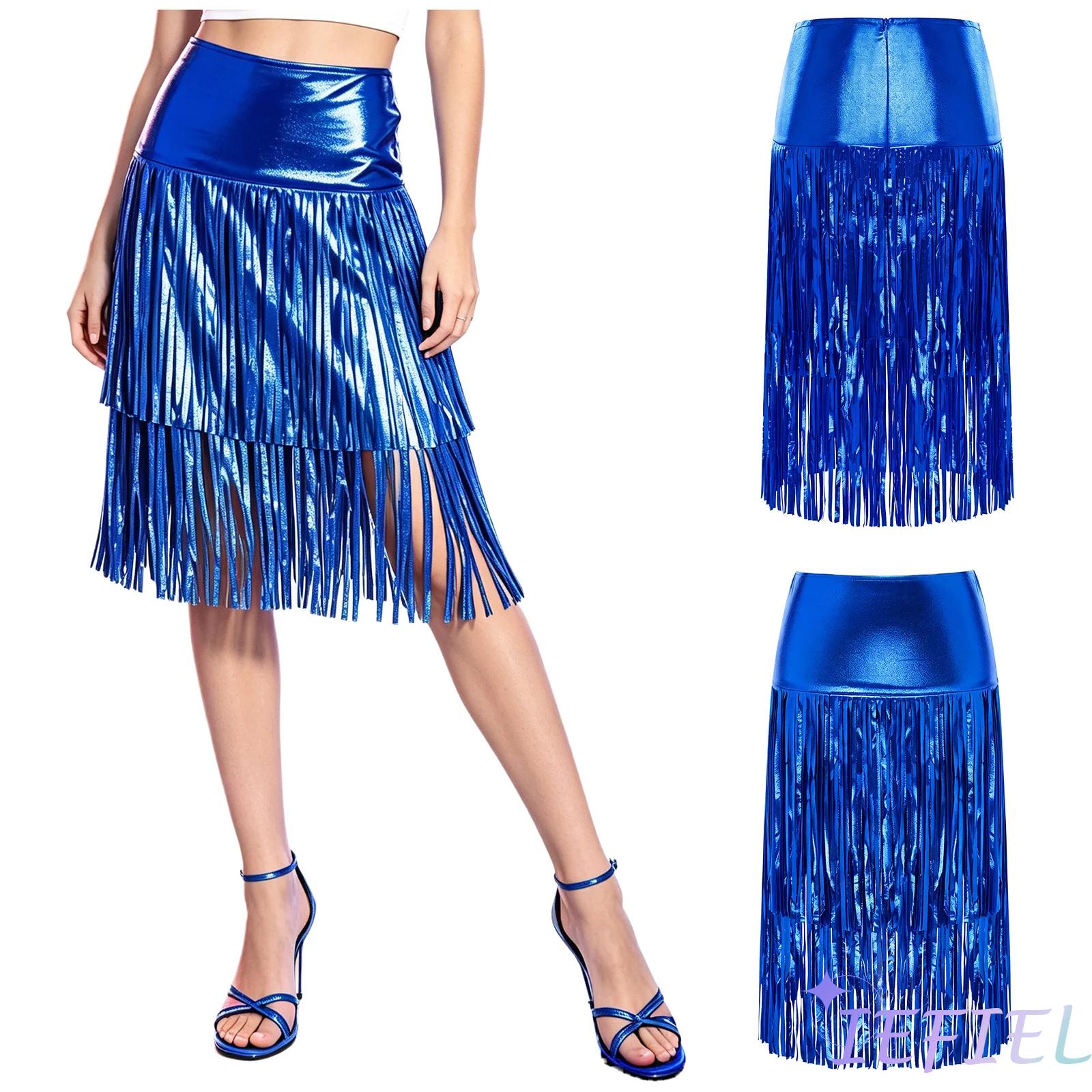 Vrouwen metallic glanzende mid - Pencil Skirt Midi recensie en prijs