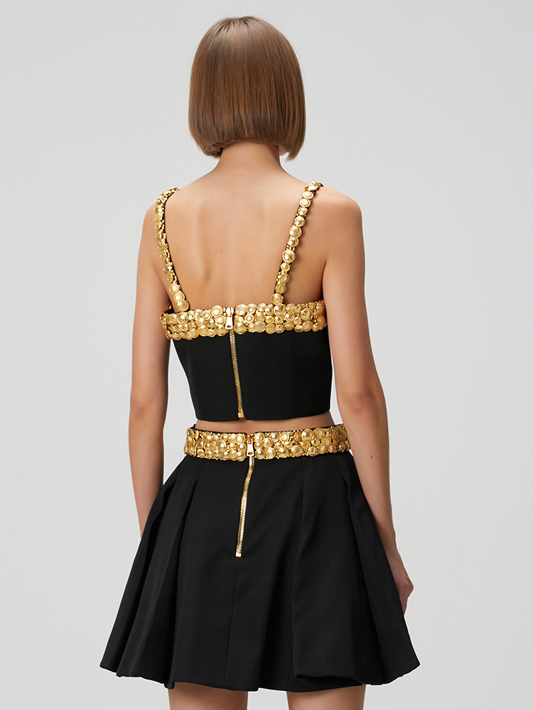 VC zwarte tweedelige set jurk  - Women Luxury Formal Wear recensie en prijs
