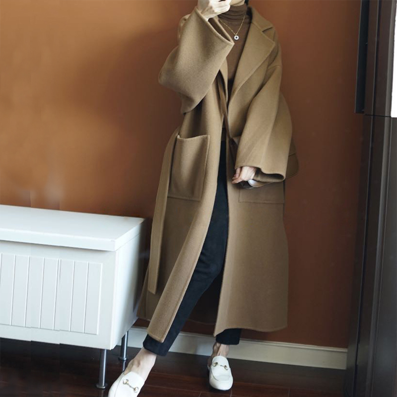 Elegante dames lange jas 100%  - Women Formal Wear Winter recensie en prijs