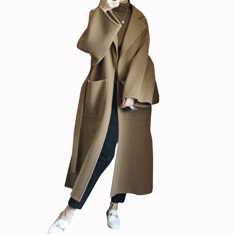Elegante dames lange jas 100%  - Women Formal Wear Winter recensie en prijs