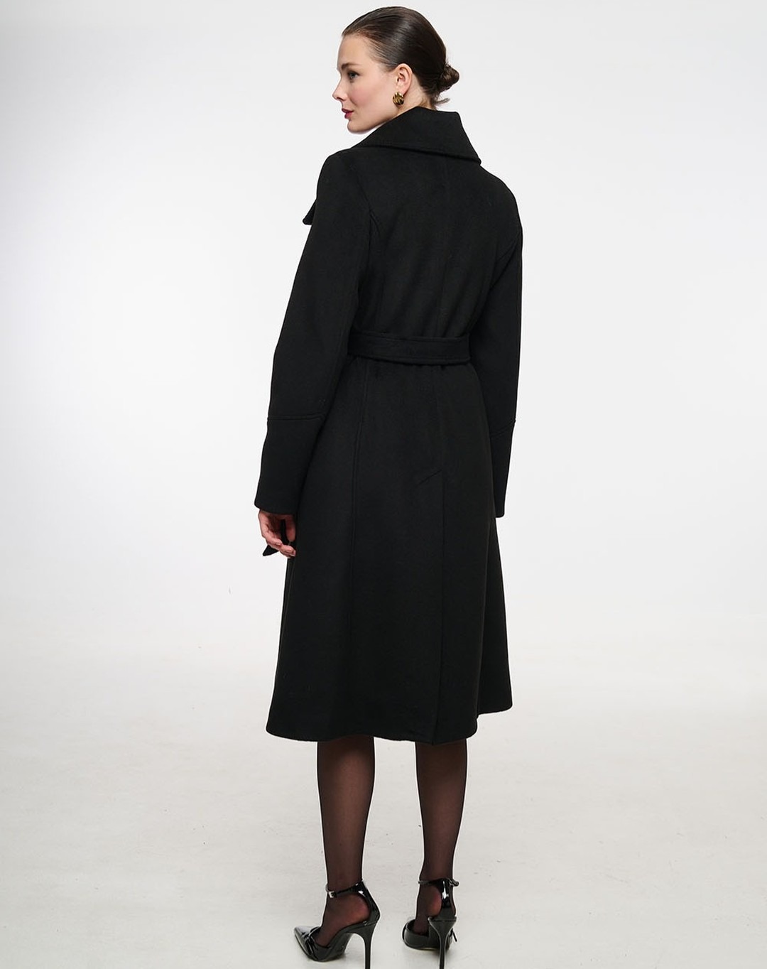 Vintage zwarte opstaande kraag - Women Formal Wear For Plus Size recensie en prijs